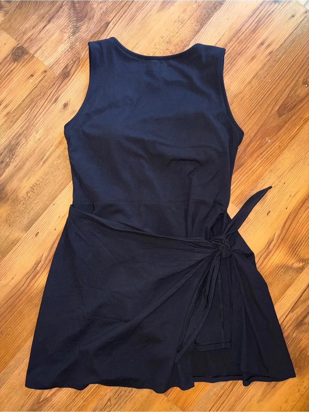 YPB Abercrombie Tie Game Romper Dress Black L NWT - Picture 6 of 15
